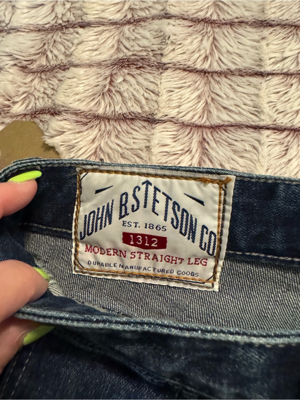 Levi’s by Stetson Men's Straight Leg Jeans - Blue